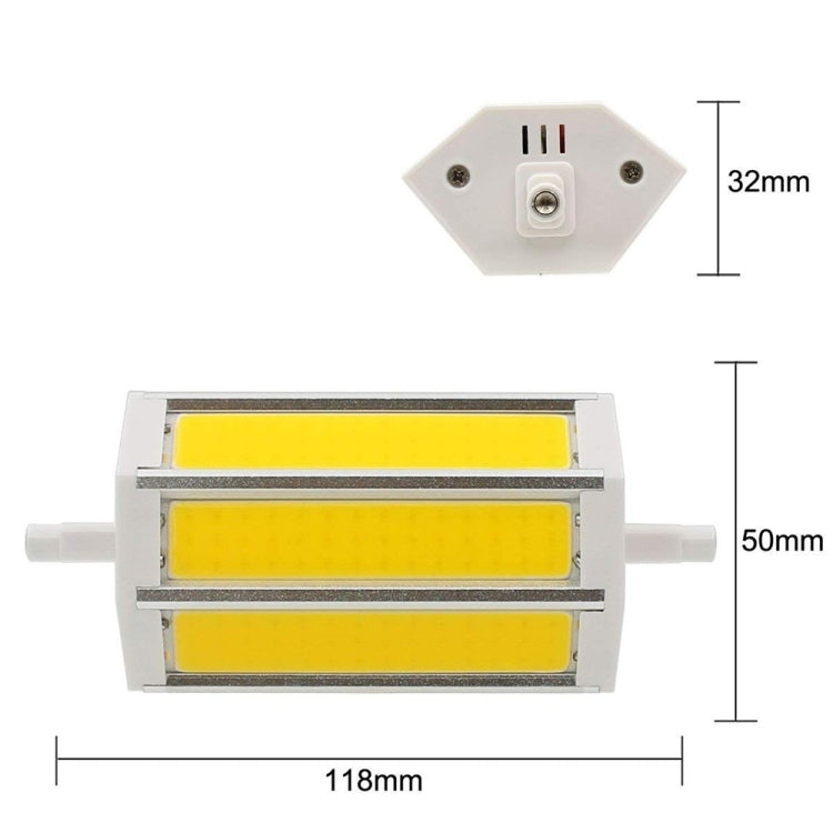 YWXLight R7S 15W 118mm COB LED Corn Light Bulb, AC 85-265V