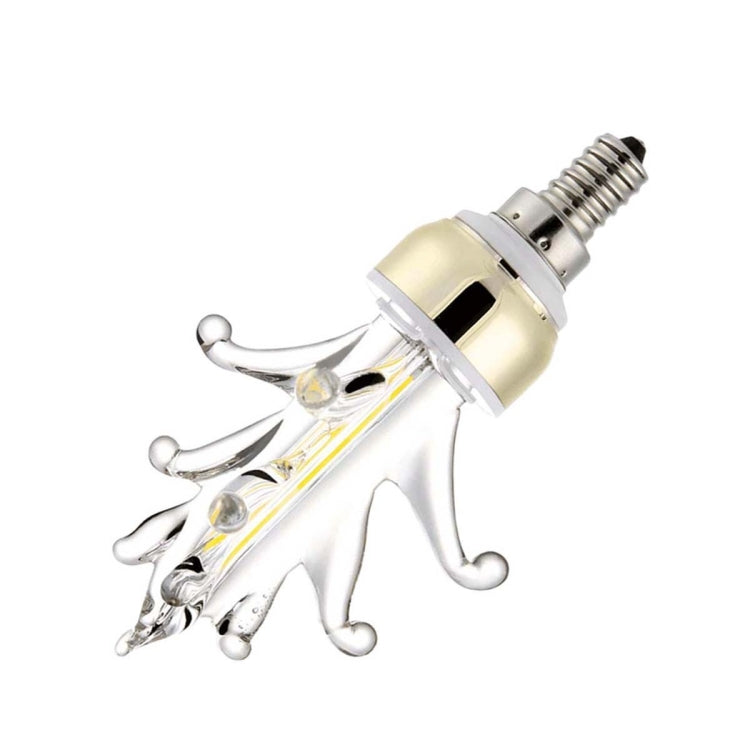 YWXLight 6 PCS E12 4W 400-500LM COB LED Super Bright Energy Saving Candle Light, AC 110V