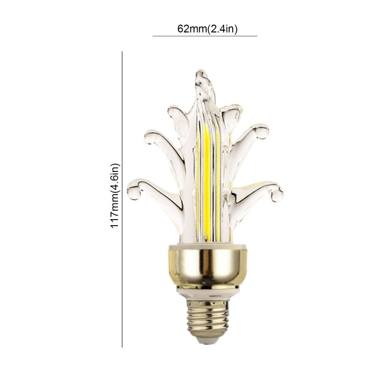 YWXLight E27 4W 300-400LM LED Candle Light Tail Light Energy Saving Lighting