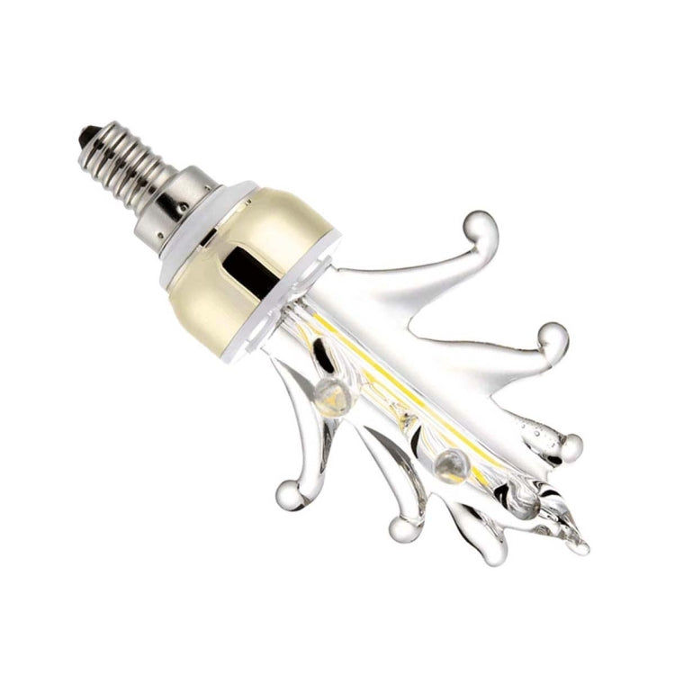 YWXLight E12 4W 400-500LM 2 x COB Triangle Candle Light (Warm White)