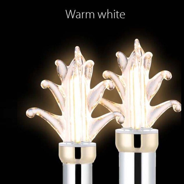 YWXLight E12 4W 400-500LM 2 x COB Triangle Candle Light (Warm White)