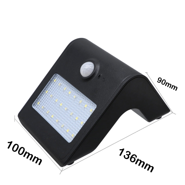 YWXLight 24 LED Solar Motion Sensor Light Outdoor Back Wall Waterproof Safety Light 300LM