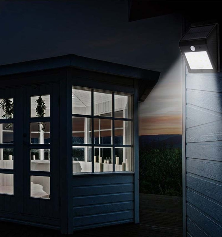 YWXLight 24 LED Solar Motion Sensor Light Outdoor Back Wall Waterproof Safety Light 300LM
