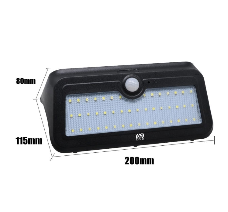 YWXLight 4.5W 46 LEDs Waterproof LED Safety Light Solar Powered Wall Lamp