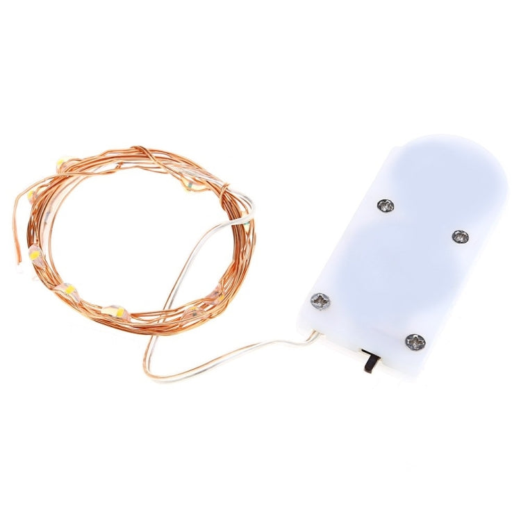 YWXLight 1m 10 LEDs LED Holiday Christmas Light Waterproof Battery Operated Long Ultra Copper Wire Decorative String Lamp