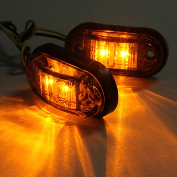 YWXLight 10-30V Oval Clearing Truck Trailer Side Marker Light