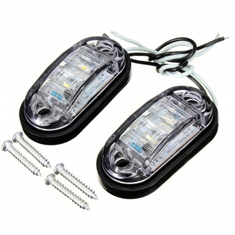 YWXLight 10-30V Oval Clearing Truck Trailer Side Marker Light