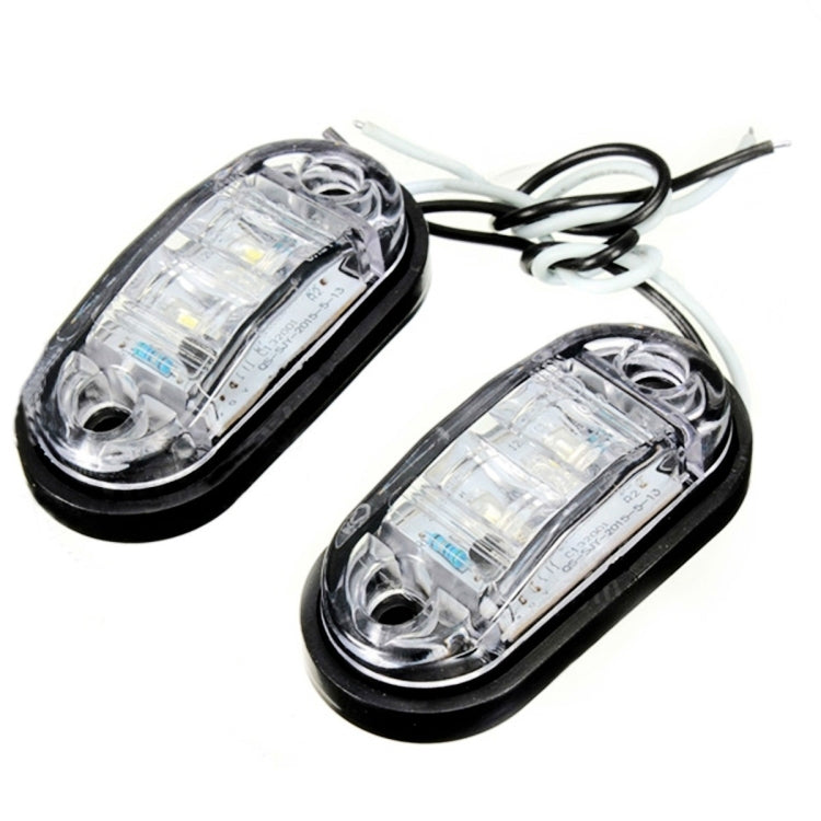 YWXLight 10-30V Oval Clearing Truck Trailer Side Marker Light