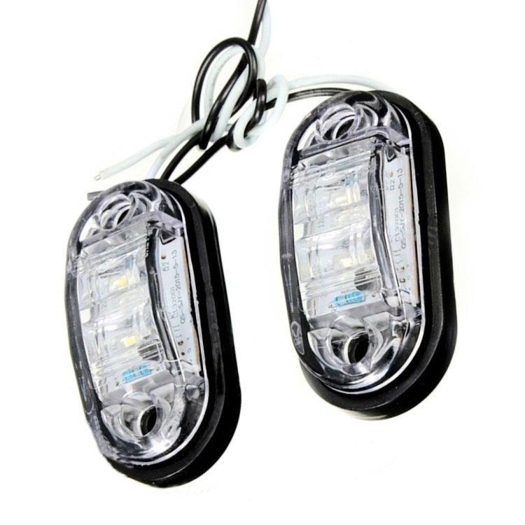YWXLight 10-30V Oval Clearing Truck Trailer Side Marker Light
