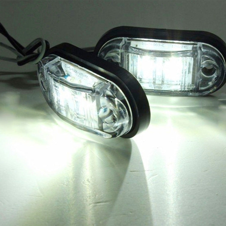 YWXLight 10-30V Oval Clearing Truck Trailer Side Marker Light