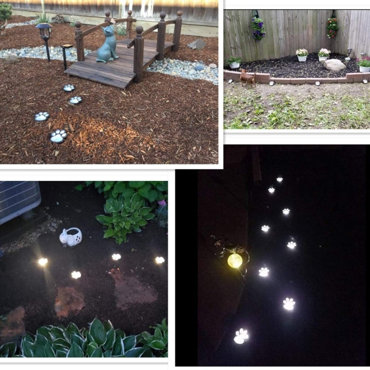YWXLight 3W Bear Claw Footprint Outdoor Waterproof Solar Powered Street Light