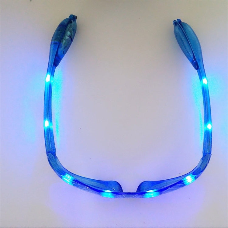 YWXLight Led Flash Glasses Luminous Plastic Toys Birthday Night Light (Blue)