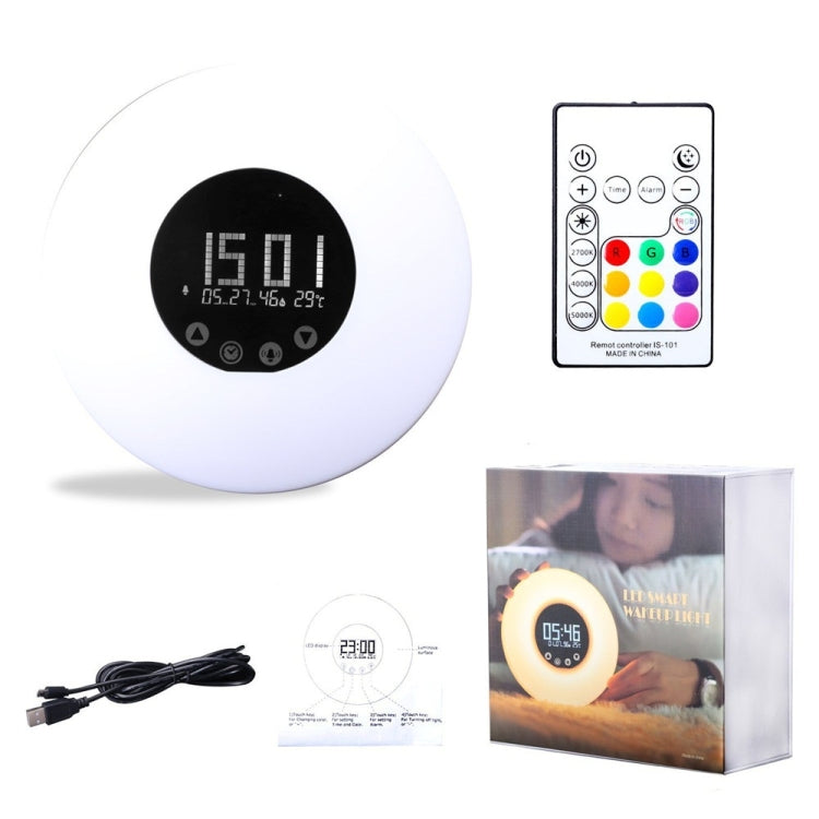 YWXLight RGB Smart Alarm Clock Night Light