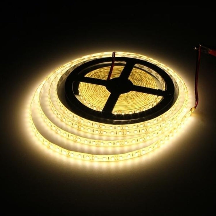 YWXLight 15W 5m 600 LEDs SMD 2835 IP65 Waterproof Flexible LED Strip Light, DC 12V