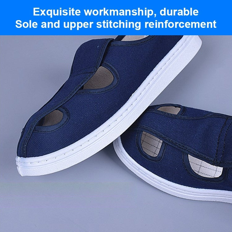 Breathable Canvas Dust-free Anti-static PU Soft Sole Shoes