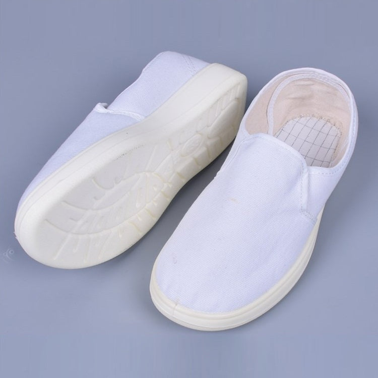 Breathable Canvas Dust-free Anti-static PU Soft Sole Shoes