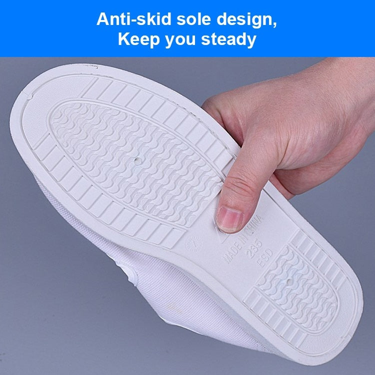 Breathable Canvas Dust-free Anti-static PU Soft Sole Shoes