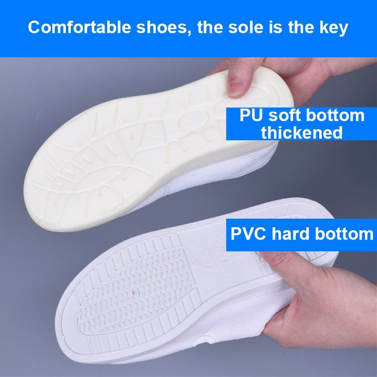 Breathable Canvas Dust-free Anti-static PVC Sole Shoes