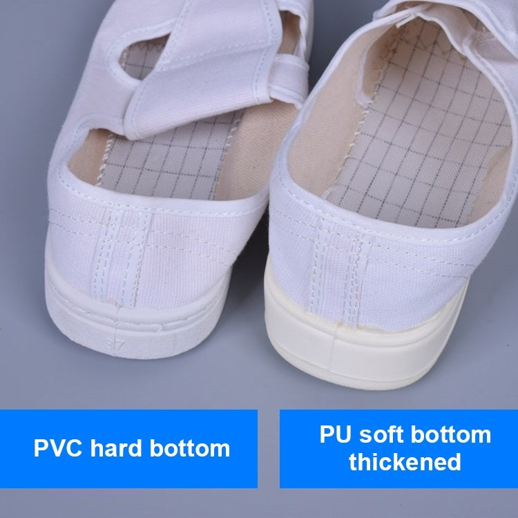 Breathable Canvas Dust-free Anti-static PVC Sole Shoes