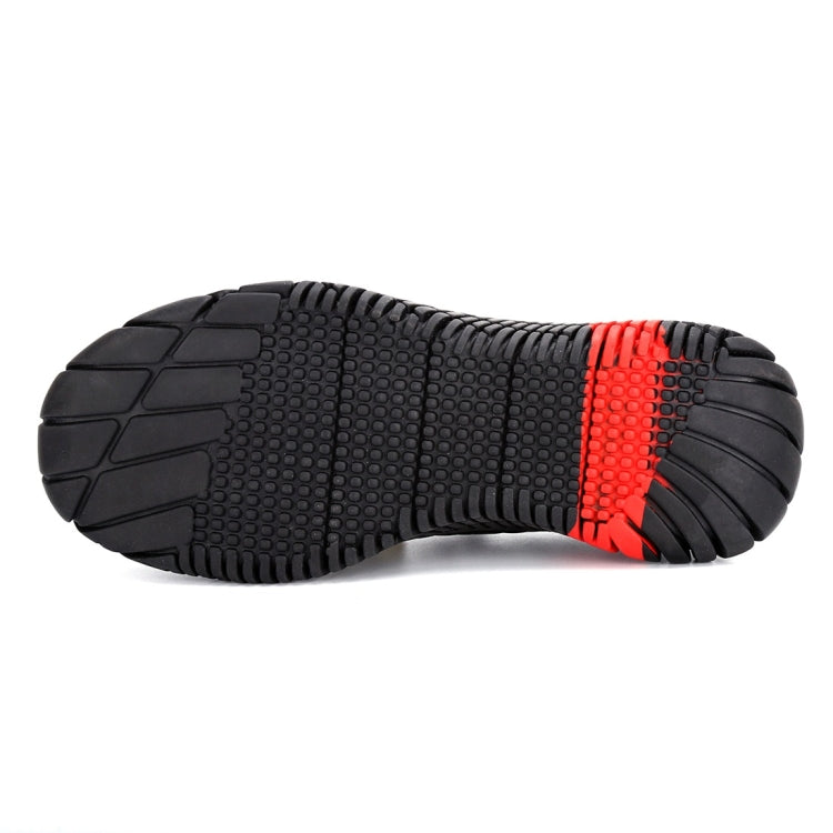 Jiefu Anti Smash And Stab Resistant Lightweight Breathable Anti Odor Flying Fabric Safety Shoes