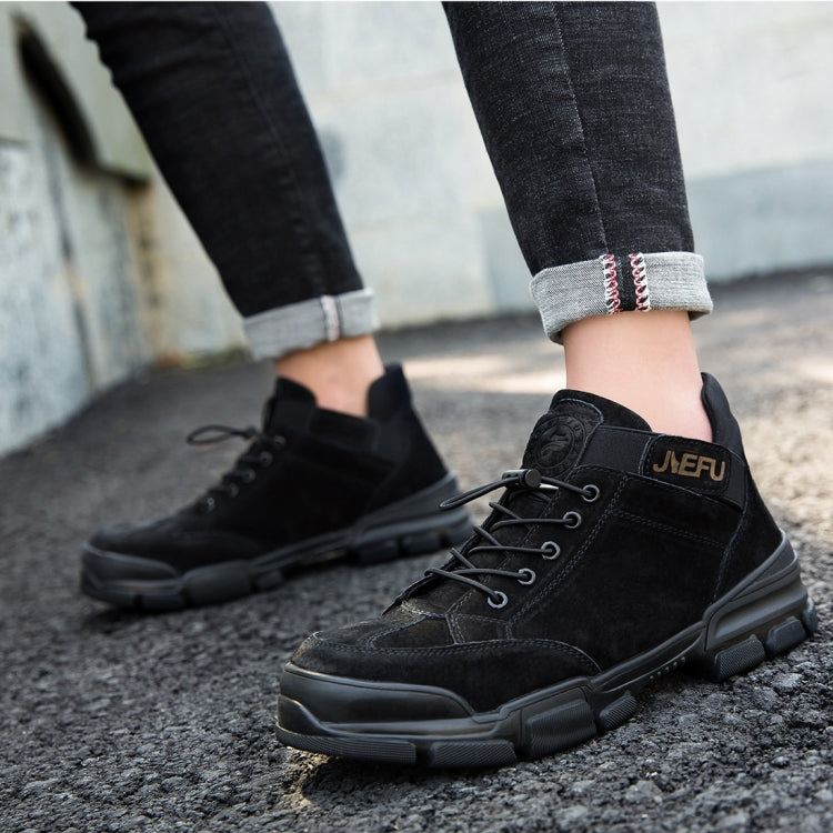 Jiefu Anti Smashing, Anti Piercing, Waterproof And Oil Resistant Electric Welding High Top Safety Shoes