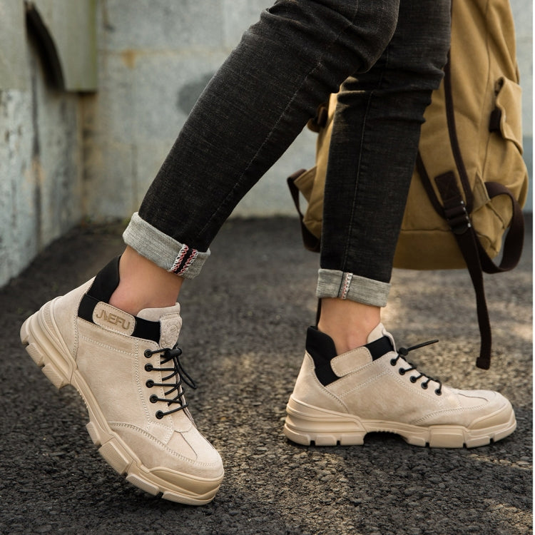 Jiefu Anti Smashing, Anti Piercing, Waterproof And Oil Resistant Electric Welding High Top Safety Shoes