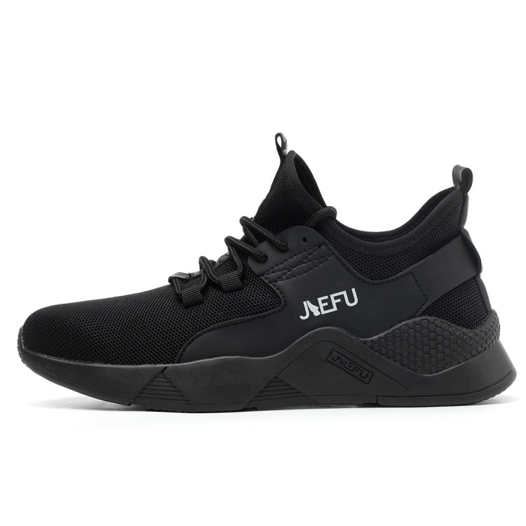 Jiefu Anti Smashing And Anti Piercing Flying Fabric Air Permeable Lightweight Insulated Steel Head Work Safety Shoes