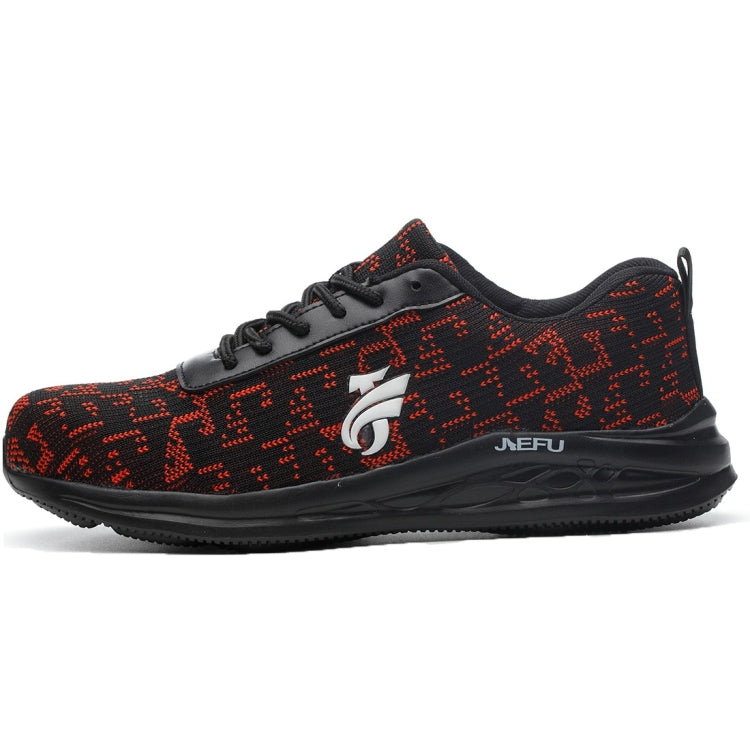 Jiefu Anti Smashing And Anti Piercing Flying Fabric Light Air Permeable Insulated Steel Baotou Safety Shoes