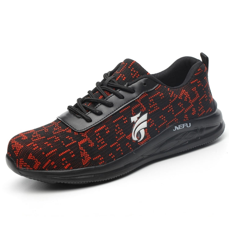 Jiefu Anti Smashing And Anti Piercing Flying Fabric Light Air Permeable Insulated Steel Baotou Safety Shoes
