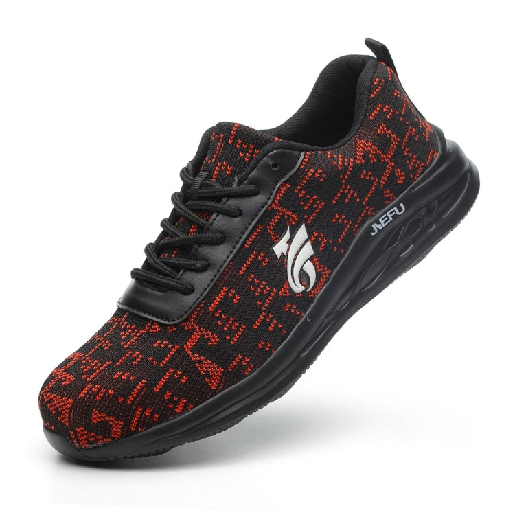 Jiefu Anti Smashing And Anti Piercing Flying Fabric Light Air Permeable Insulated Steel Baotou Safety Shoes