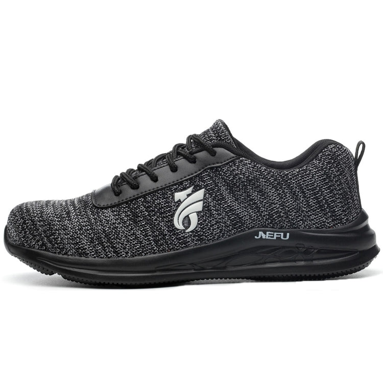 Jiefu Anti Smashing And Anti Piercing Flying Fabric Light Air Permeable Insulated Steel Baotou Safety Shoes