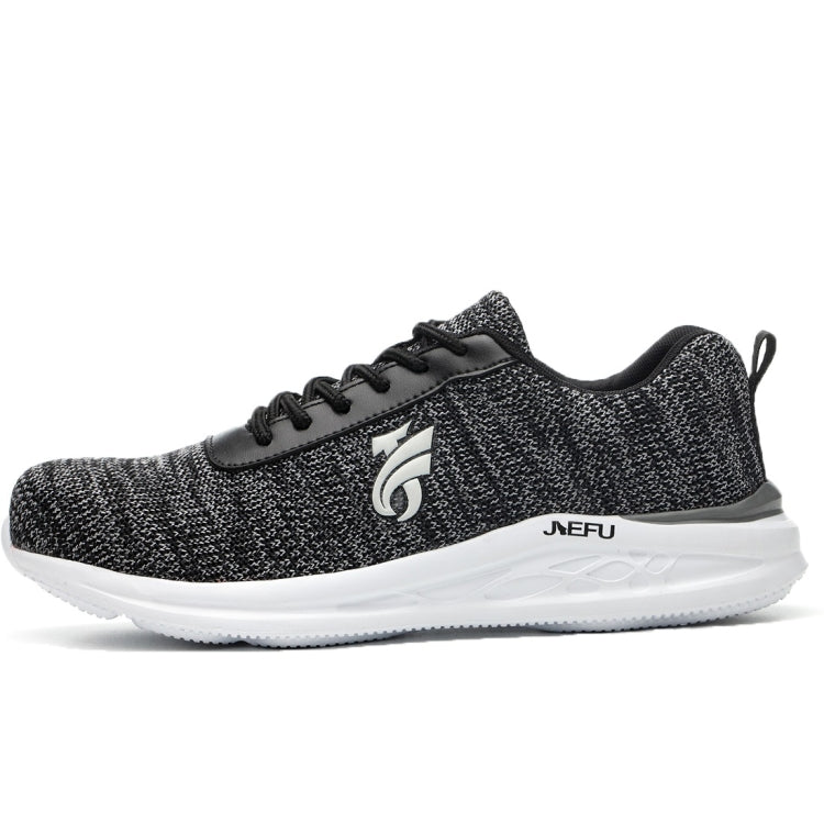 Jiefu Anti Smashing And Anti Piercing Flying Fabric Light Air Permeable Insulated Steel Baotou Safety Shoes