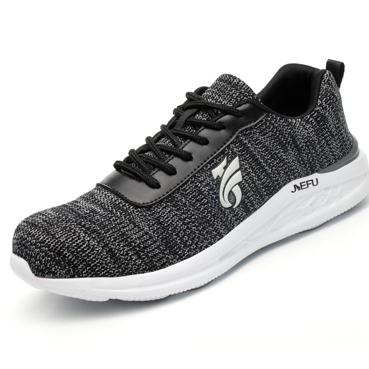 Jiefu Anti Smashing And Anti Piercing Flying Fabric Light Air Permeable Insulated Steel Baotou Safety Shoes