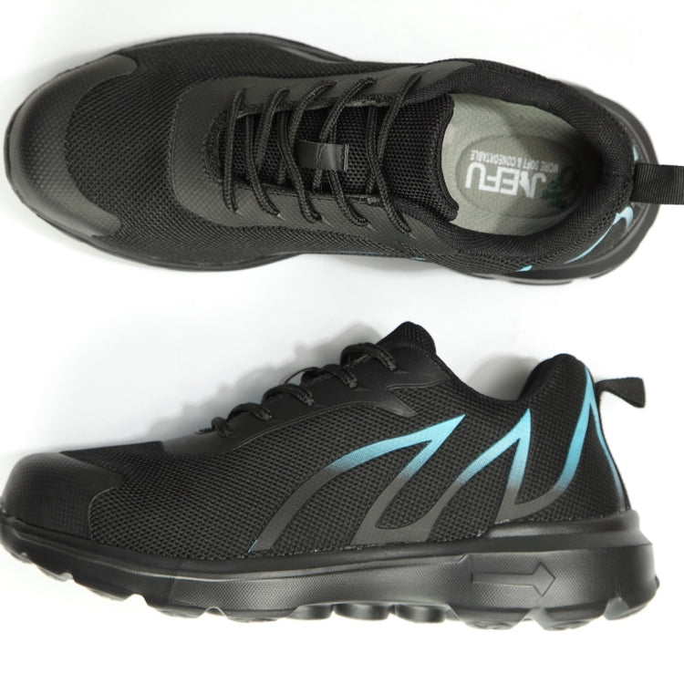 Jiefu Lightweight Flying Woven Steel Head Anti Smashing And Anti Piercing Electrical Insulating Work Safety Shoes