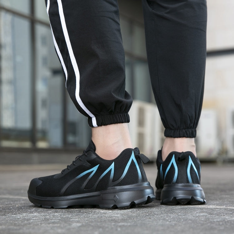 Jiefu Lightweight Flying Woven Steel Head Anti Smashing And Anti Piercing Electrical Insulating Work Safety Shoes