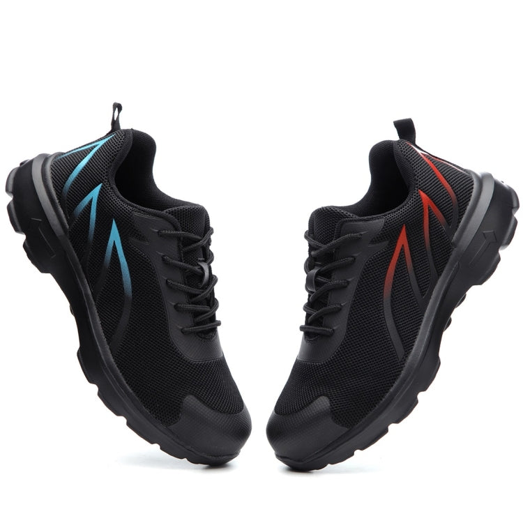 Jiefu Lightweight Flying Woven Steel Head Anti Smashing And Anti Piercing Electrical Insulating Work Safety Shoes