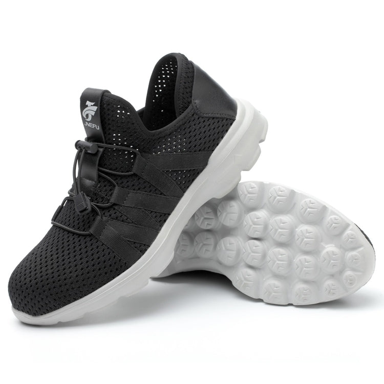 Jiefu Light And Breathable Flying Fabric Anti Smashing And Anti Piercing Electrical Insulating Protective Safety Shoes