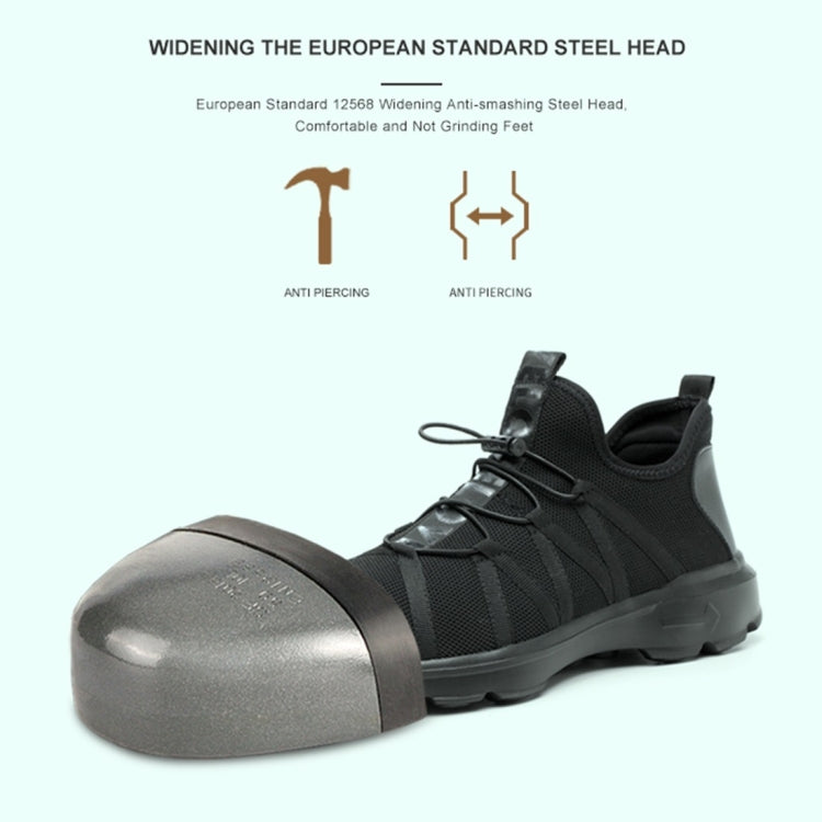 Jiefu Light And Breathable Flying Fabric Anti Smashing And Anti Piercing Electrical Insulating Protective Safety Shoes