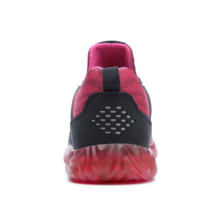 Jiefu Flying Knitted Air Permeable Insulating Steel Head Anti Smashing Shoes Anti Piercing Safety Labor Protection Shoes