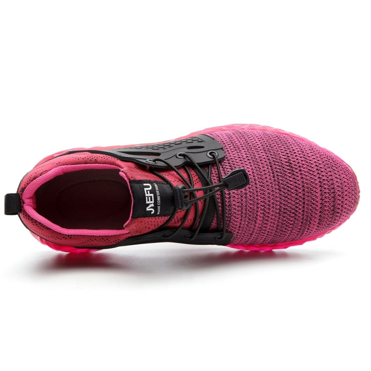 Jiefu Flying Knitted Air Permeable Insulating Steel Head Anti Smashing Shoes Anti Piercing Safety Labor Protection Shoes
