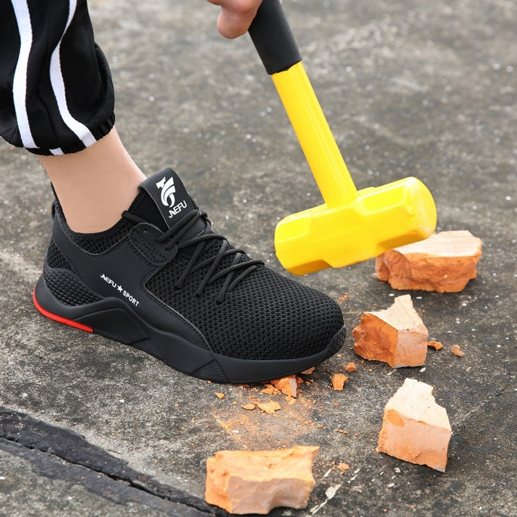 Jiefu Safety Shoes With Air Permeability, Impact Resistance And Puncture Resistance