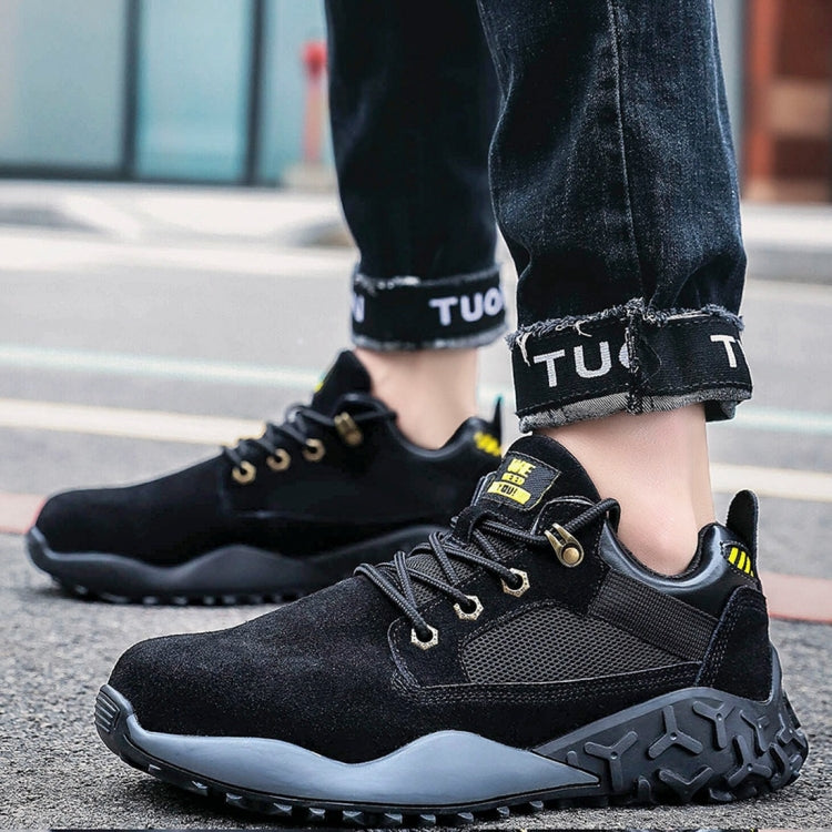 Jiefu Light And Breathable Steel Head Anti Smashing, Anti Piercing, Anti Slip And Waterproof Safety Shoes