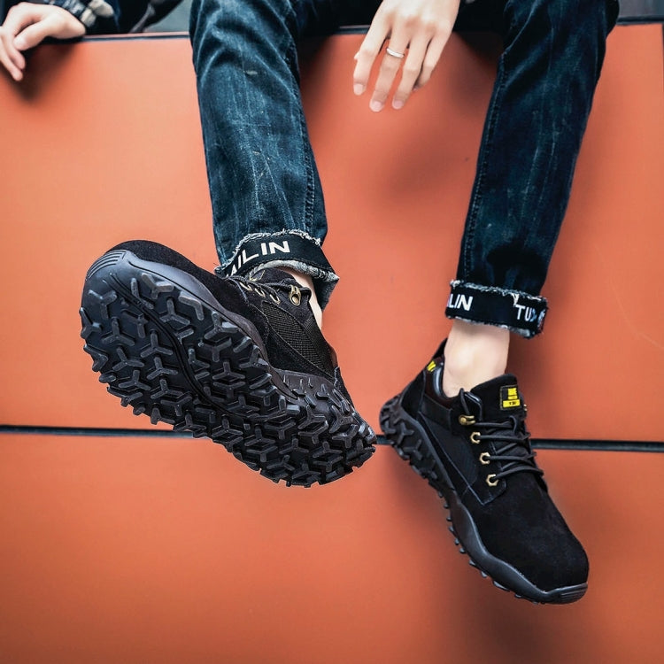 Jiefu Light And Breathable Steel Head Anti Smashing, Anti Piercing, Anti Slip And Waterproof Safety Shoes