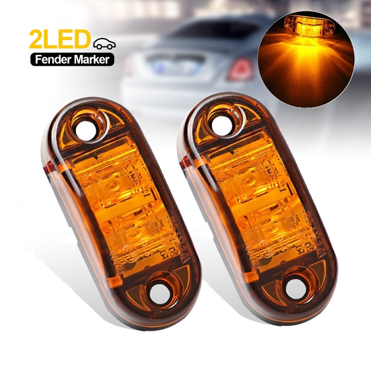 YWXLight 5pcs Led Side Marker Light For Truck Car 12-24V Amber