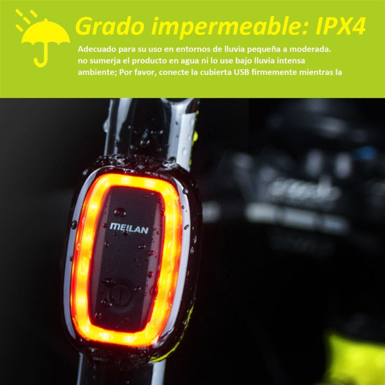MEILAN X6 IPX5 Seven Mode Waterproof Bicycle Rechargeable Tail Light