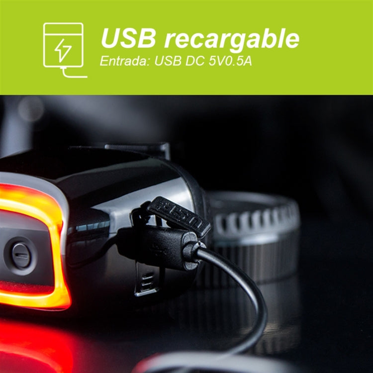 MEILAN X6 IPX5 Seven Mode Waterproof Bicycle Rechargeable Tail Light