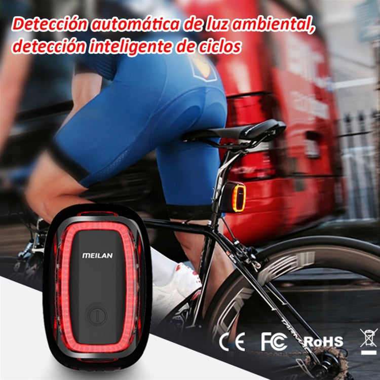 MEILAN X6 IPX5 Seven Mode Waterproof Bicycle Rechargeable Tail Light