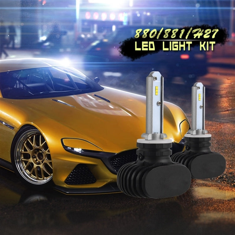YWXLight  880 LED Headlight Bulb Conversion Kit, Fog Light, HID or Halogen Head Replacement Parts, 50W 8000lm 6000K White Light Source