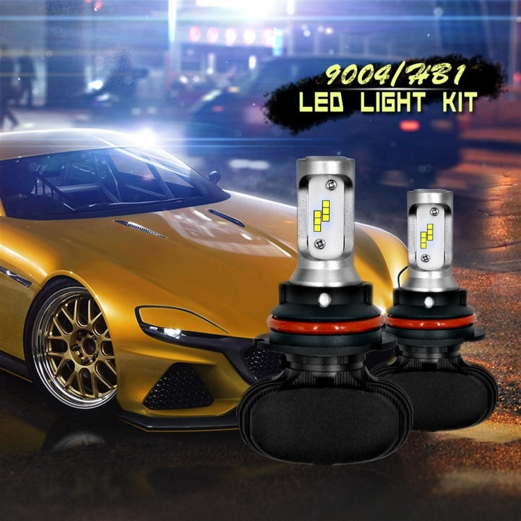 YWXLight  9004/HB1 LED Headlight Bulb Conversion Kit, Fog Light, HID or Halogen Head Replacement Parts, 50W 8000lm 6000K White Light Source