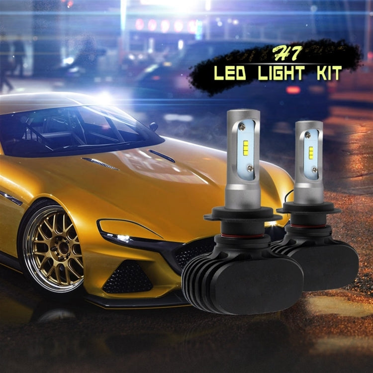 YWXLight H7 LED Headlight Bulb Conversion Kit, Fog Light, HID or Halogen Head Replacement Parts, 50W 8000lm 6000K White Light Source